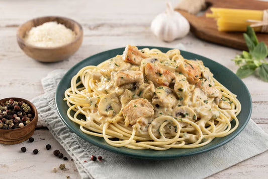 Pasta con Pollo y Crema
