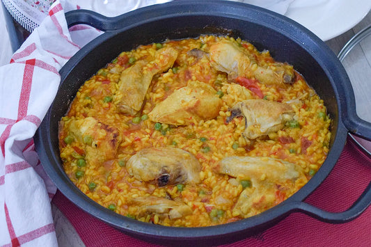 Arroz Meloso de Pechuga de Pollo y Verduras
