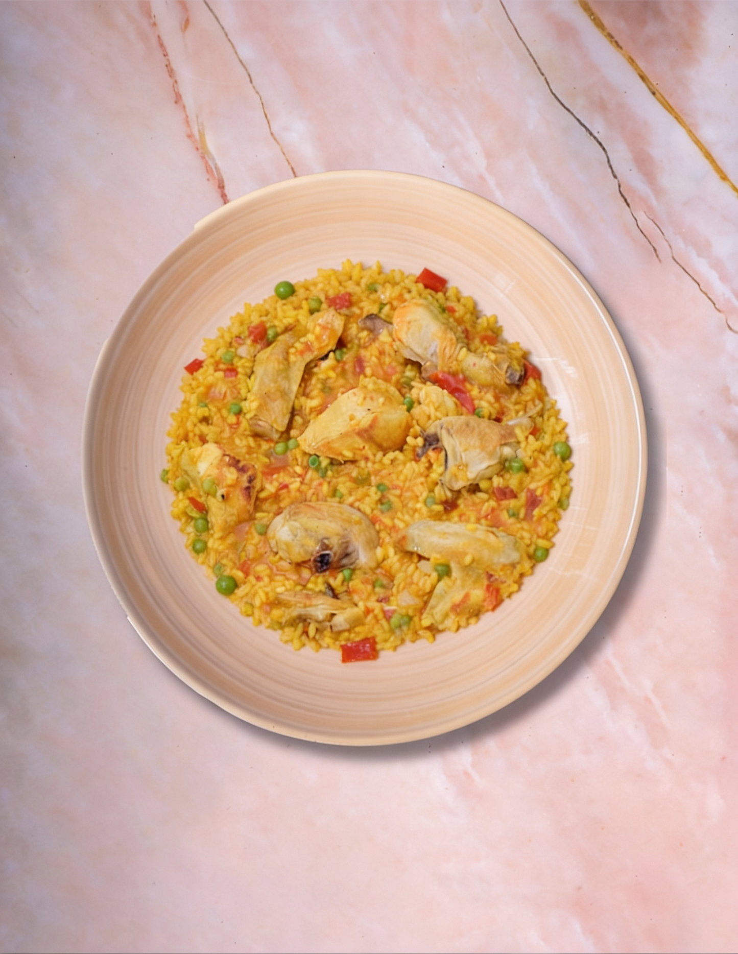 Arroz Meloso con Pollo y Verduras