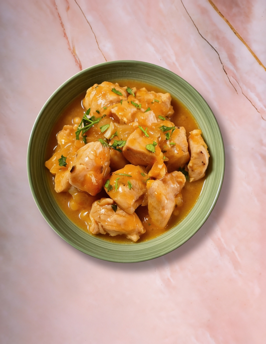 Pollo en Salsa a la Naranja