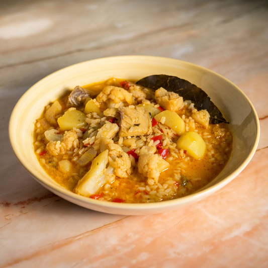 Arroz con Patata y Bacalao