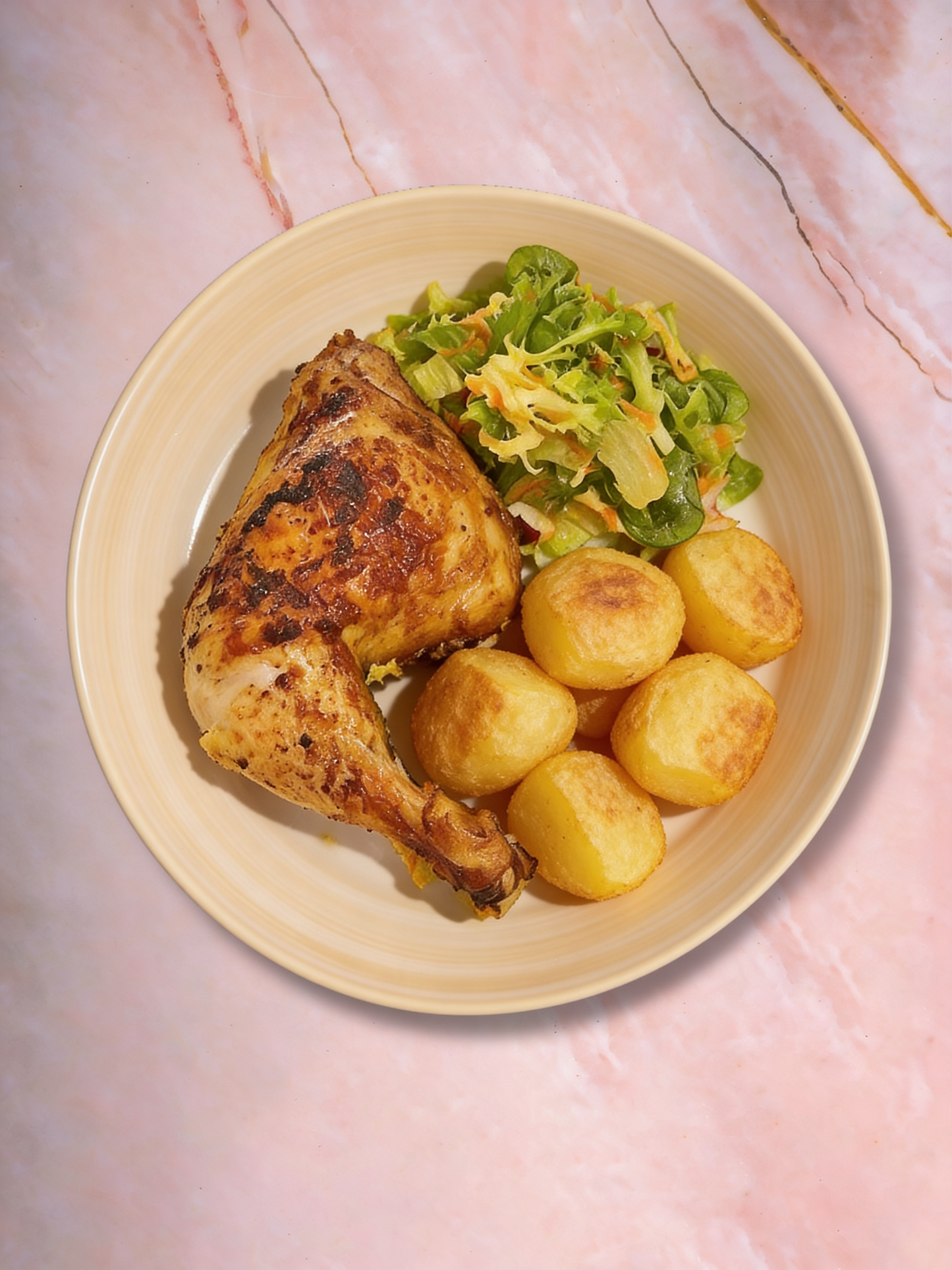 Pollo Asado a la Peruana con Patatas Panaderas