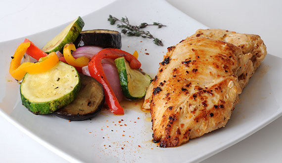 Pollo Asado con Verduras